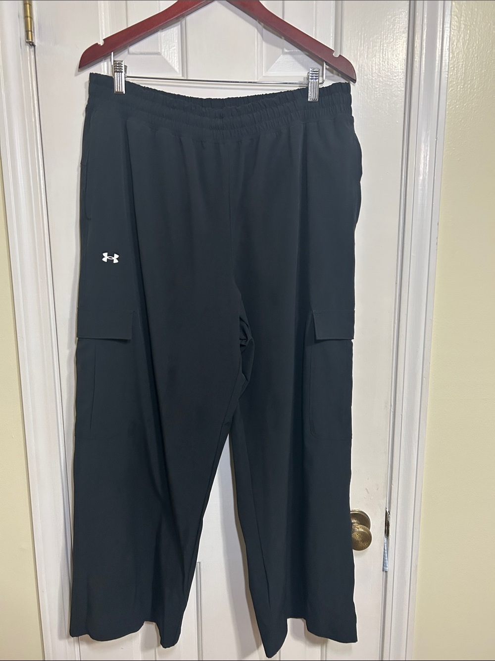 Under Armour Rival Woven ArmourSport Cargo Pants, Women, XL